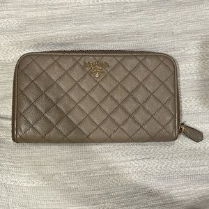 Zip around Prada wallet
